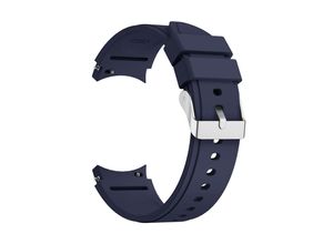 4066914172499 - Sport Ersatz Armband für Samsung Galaxy Watch 4 Classic 42 mm Silikon Band Loop