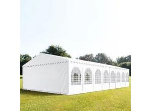 4260456198607 - Partyzelt 8x16m PVC 550 g m² weiß wasserdicht Gartenzelt Festzelt Pavillon