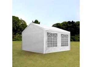 4260626616313 - Partyzelt 3x5m PE 180g m² weiß wasserdicht Gartenzelt Festzelt Pavillon