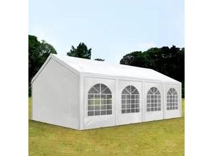 4260409149793 - Partyzelt 4x8m PE 240g m² weiß wasserdicht Gartenzelt Festzelt Pavillon