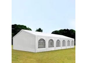 4260546580862 - Partyzelt 6x12m PE 240g m² weiß wasserdicht Gartenzelt Festzelt Pavillon