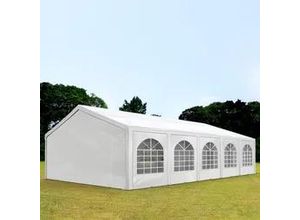 4260409149885 - Partyzelt 5x10m PE 240g m² weiß wasserdicht Gartenzelt Festzelt Pavillon