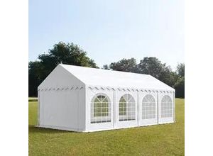 4260409149151 - Partyzelt 3x9m PVC 500 g m² weiß wasserdicht Gartenzelt Festzelt Pavillon