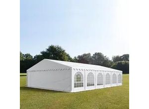 4260409144477 - Partyzelt 8x12m PVC 500 g m² weiß wasserdicht Gartenzelt Festzelt Pavillon