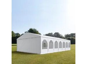 4260187832009 - Partyzelt 7x14m PVC 550 g m² weiß wasserdicht Gartenzelt Festzelt Pavillon