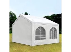 4260409149656 - Partyzelt 3x3m PE 240g m² weiß wasserdicht Gartenzelt Festzelt Pavillon