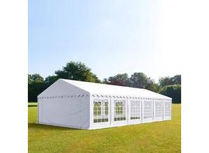 4260409141162 - Partyzelt 5x12m PVC 500 g m² weiß wasserdicht Gartenzelt Festzelt Pavillon