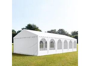 4260456198300 - Partyzelt 5x12m PVC 550 g m² weiß wasserdicht Gartenzelt Festzelt Pavillon