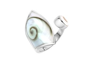 4006046327886 - Zeeme Pearls Ring 925 - Sterling Silber Muschel weiß Glänzend (Größe 068 (217)) 4006046327886 - Zeeme Pearls Ring 925 - Sterling Silber Muschel weiß Glänzend (Größe 068 (217))