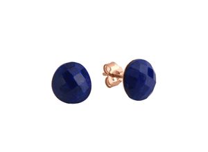 4006046383172 - Paar Ohrstecker 925 - Sterling Silber Ohrringe Gr ONE-SIZE 590 ct Silber 925 (Sterlingsilber) rot (rot blau) Damen Ohrstecker