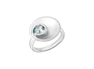 4006046415705 - Silber Ring 925 Silber matt Blautopas 925 - Sterling Silber Blautopas beh blau Glänzend (Größe 054 (172)) 4006046415705 - Silber Ring 925 Silber matt Blautopas 925 - Sterling Silber Blautopas beh blau Glänzend (Größe 054 (172))