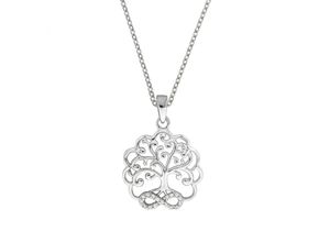 4006046337359 - Zeeme Silber Anhänger mit Kette 925 - Sterling Silber Zirkonia weiß 45cm Glänzend 4006046337359 - Zeeme Silber Anhänger mit Kette 925 - Sterling Silber Zirkonia weiß 45cm Glänzend