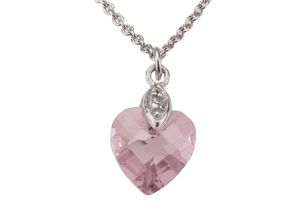 4006046135924 - Zeeme for Kids Anhänger mit Kette 925 - Sterling Silber Zirkonia rosa 36 38cm Glänzend 4006046135924 - Zeeme for Kids Anhänger mit Kette 925 - Sterling Silber Zirkonia rosa 36 38cm Glänzend