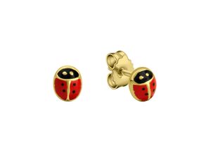4006046016681 - Paar Ohrstecker ZEEME Gold 333 Motiv Marienkäfer Ohrringe Gr ONE-SIZE Gold gelb Zeeme 4006046016681 - Paar Ohrstecker ZEEME Gold 333 Motiv Marienkäfer Ohrringe Gr ONE-SIZE Gold gelb Zeeme