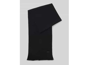 4063537937719 - BOSS Wollschall Logo-Patch für Herren schwarz OneSize