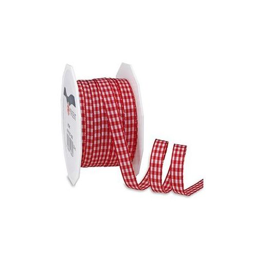 4009236018434 - Geschenkband Zierband Vichy Karo 6191020-609 10mm x 20m rot weiß 4009236018434 Präsent