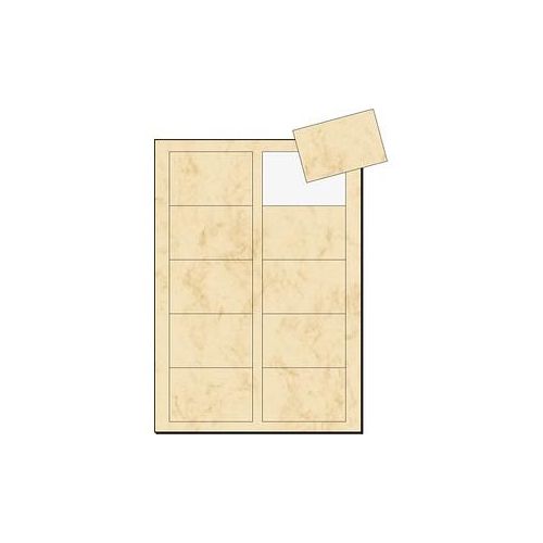 4004360948749 - SIGEL Visitenkarten Visitenkarten Marmor beige DP744 225 g m² satiniert beige