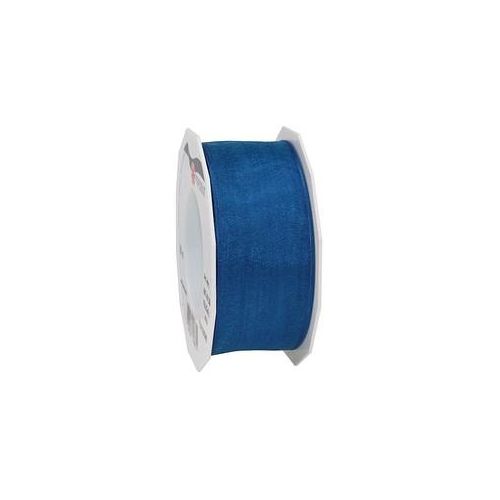 4009236306814 - Geschenkband Organzaband Four Seasons 6074025-414 mit Drahtkante 40mm x 25m royalblau 4009236306814 Präsent