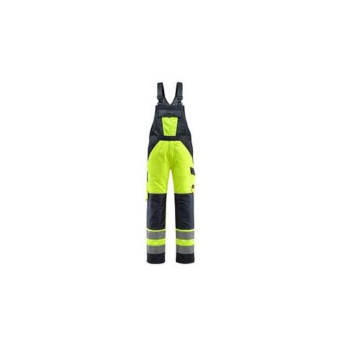 5711074306473 - MASCOT® unisex Warnschutz-Latzhose Gosford gelb schwarzblau Größe 50