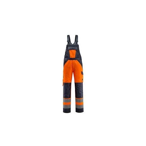 5711074304073 - MASCOT® unisex Warnschutz-Latzhose Gosford orange schwarzblau Größe 50