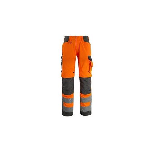 5711074277933 - MASCOT® unisex Warnschutzhose Kendal orange dunkelanthrazit Größe 26