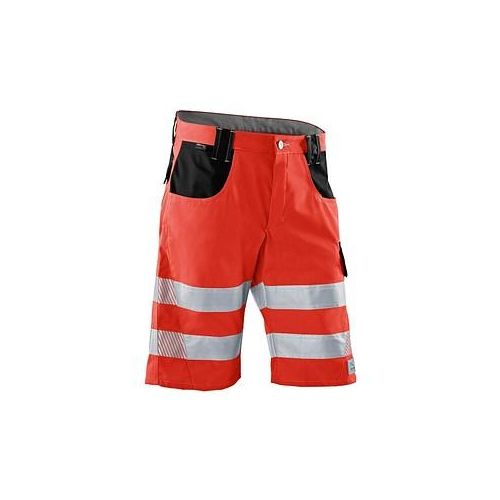 4053813375007 - Kübler Workwear - Kübler Reflectiq Shorts psa 2 warnrot schwarz Gr 46 - rot