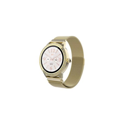 5706751063084 - DENVER SW-360 - Gold - intelligente Uhr mit Mesh-Armband - Anzeige 31 cm (122) - Bluetooth