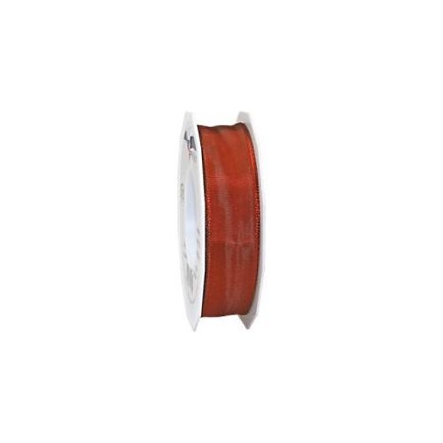 4009236511751 - PRAESENT Seidenband 4642525-935 Zinnoberrot 25 mm x 25 m 2 Stück