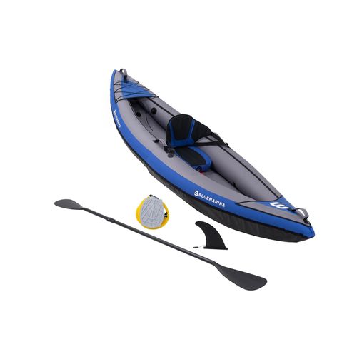 4056551179784 - Bluemarina Kajak aufblasbar Samoa 1-Sitzer-Kanu Tragegriffe Gepäckband Transporttasche Fußpumpe 4056551179784 - Bluemarina Kajak aufblasbar Samoa 1-Sitzer-Kanu Tragegriffe Gepäckband Transporttasche Fußpumpe