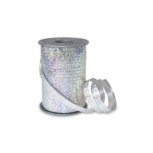 4009236137395 - Geschenkband HOLLY Holographic silber 10 mm x 200 m 4009236137395 PRÄSENT