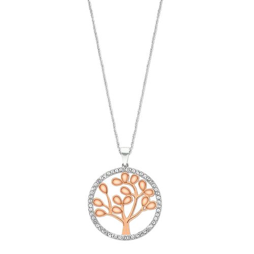 4061303968523 - Rundankerkette mit Lebensbaum Swarovski® Kristallen 4061303968523 - Rundankerkette mit Lebensbaum Swarovski® Kristallen