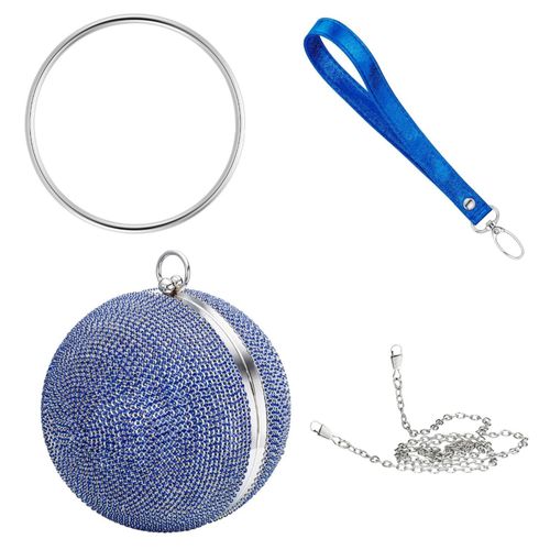 9120120095715 - Handbag Metall mit Zirkonia blau 9120120095715 - Handbag Metall mit Zirkonia blau