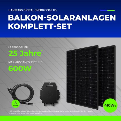 6976554330037 - Balkonkraftwerk 2x 410W Canadian Solar-Photovoltaikmodul 600 W Mikroinverter mit Upgradefunktion auf 799 W AC-Kabel APP 6976554330037 - Balkonkraftwerk 2x 410W Canadian Solar-Photovoltaikmodul 600 W Mikroinverter mit Upgradefunktion auf 799 W AC-Kabel APP