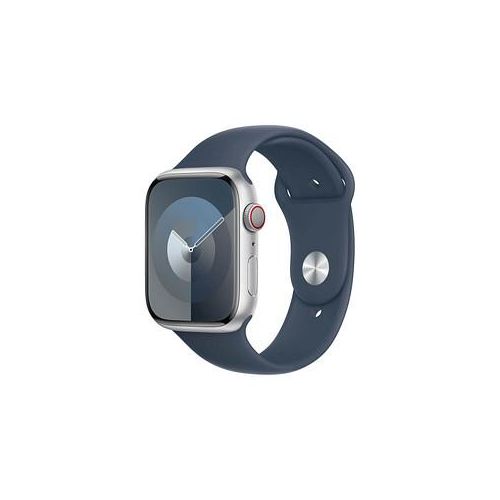 0195949024696 - Smartwatch APPLE Watch Series 9 Aluminium Smartwatches Gr 41 mm Cellular M L Sport Band silberfarben (silber) Sport Band Bestseller