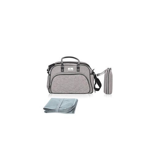3800151969099 - Wickeltasche Viola wasserabweisend Wickelunterlage Seitentaschen grau 3800151969099 - Wickeltasche Viola wasserabweisend Wickelunterlage Seitentaschen grau