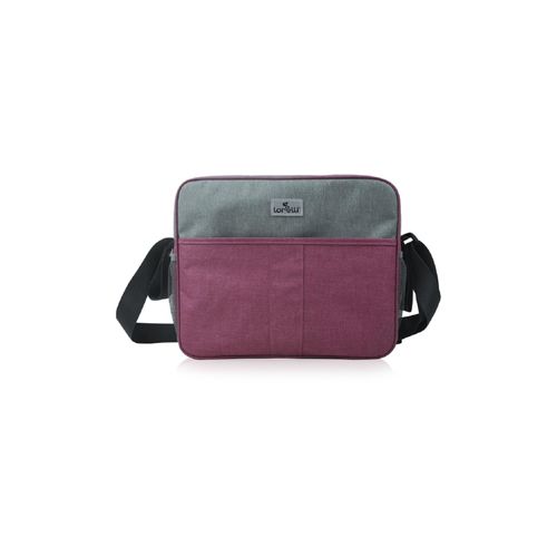 3800151968412 - Wickeltasche mit Wickelunterlage 3 Innenfächer Außenfächern Schultergurt pink