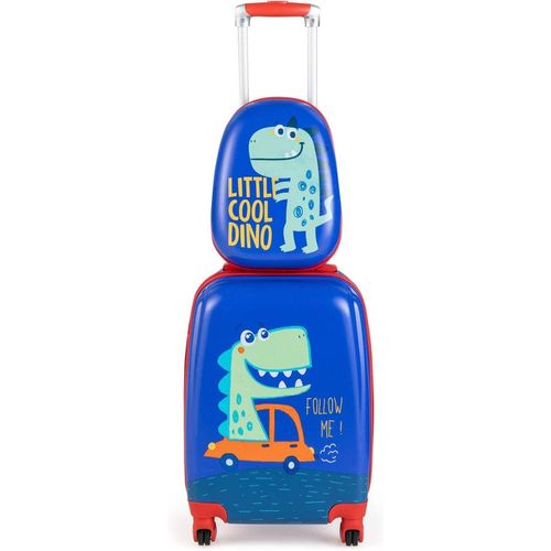 0783501232858 - 2tlg Kinderkoffer + Rucksack Kindertrolley aus Kunststoff