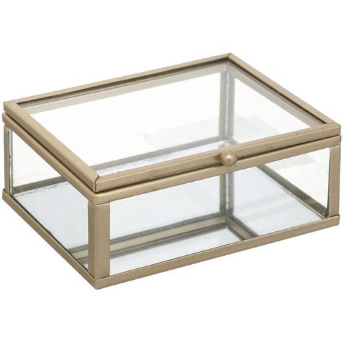 3560231642976 - Atmosphera - Schmuckkästchen Mood - Metall und Glas - vergoldet - 10x4 -2 cm