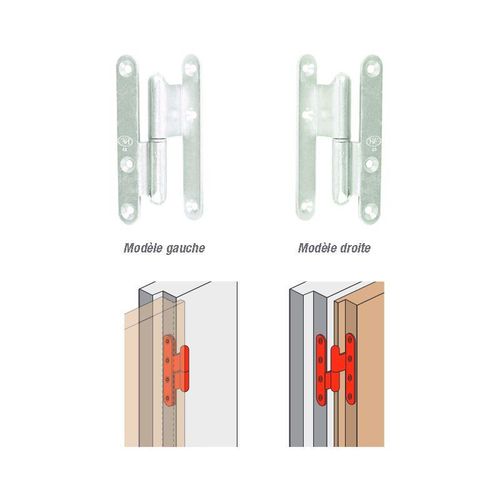 3479045328009 - Türband mit runden Enden und abgewinkeltem Ring TORBEL - 110x70x80 mm - 90° Biegung - Links - J532800