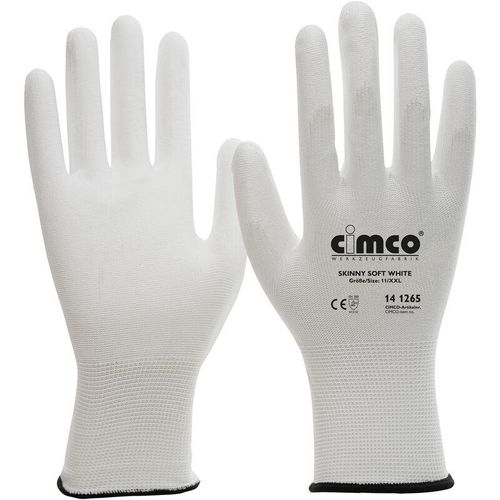 4021103412640 - Skinny Soft White 141264 Nylon Arbeitshandschuh Größe (Handschuhe) 10 xl en 388 1 Paar - Cimco