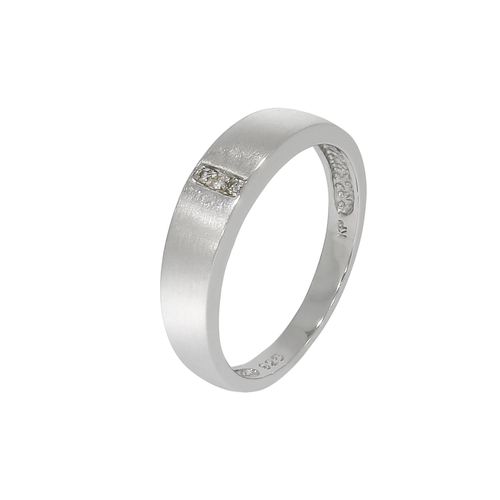 4006046346504 - Ring 925 - Sterling Silber Diamant weiß Glänzend 003ct (Größe 054 (172))