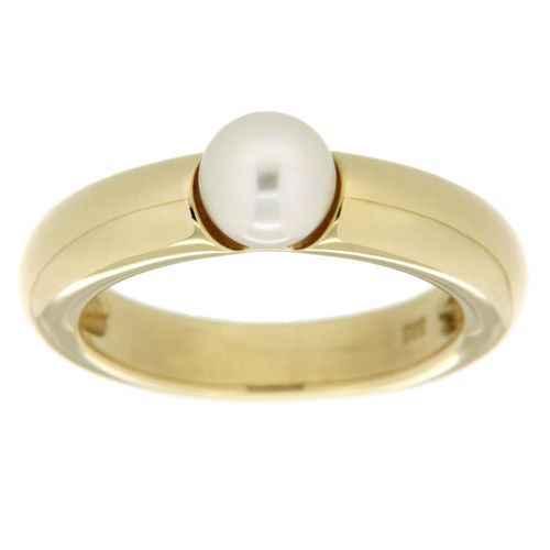 4006046377201 - Orolino Ring 585 - Gelbgold Akoya Zuchtperle weiss Rund