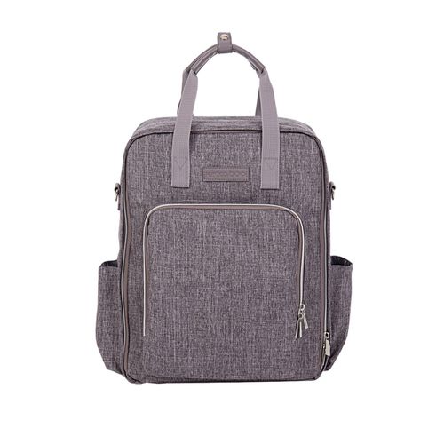 3801108020191 - Kikkaboo Wickeltasche Ivy Rucksack Wickelunterlage Seitentaschen Reißverschluss hellgrau 3801108020191 - Kikkaboo Wickeltasche Ivy Rucksack Wickelunterlage Seitentaschen Reißverschluss hellgrau