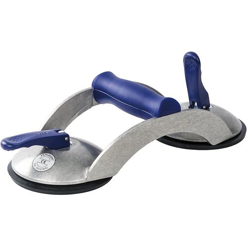 4010122002604 - Saugheber VERIBOR® 2-Kopf-Alu-Körper mit Quergriff Tragfähigkeit 70 kg Scheiben-Ø 120 mm ab 2 Stück Bohle 4010122002604 - Saugheber VERIBOR® 2-Kopf-Alu-Körper mit Quergriff Tragfähigkeit 70 kg Scheiben-Ø 120 mm ab 2 Stück Bohle