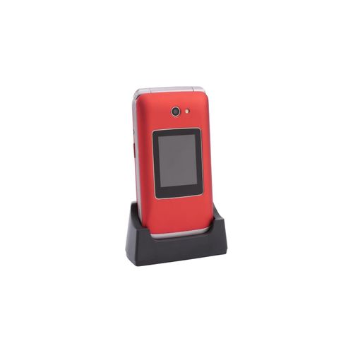 4030152952601 - Vitus 2G Klappbares Senioren Mobiltelefon mit Großtasten rot