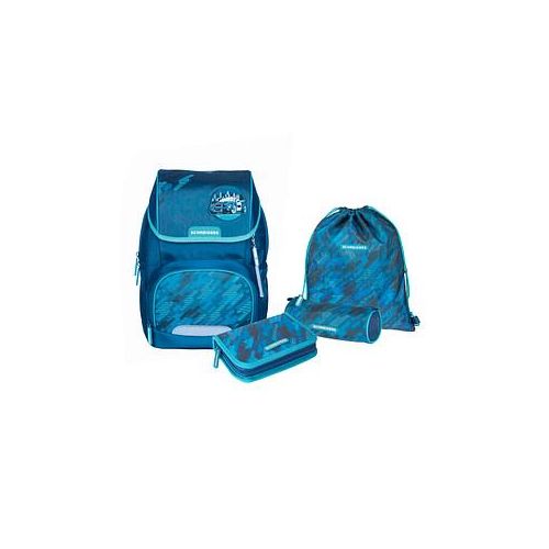 9002638233646 - Schultaschenset Camo Blue Dark Petrol 9002638233646 SCHNEIDERS ERGOJET