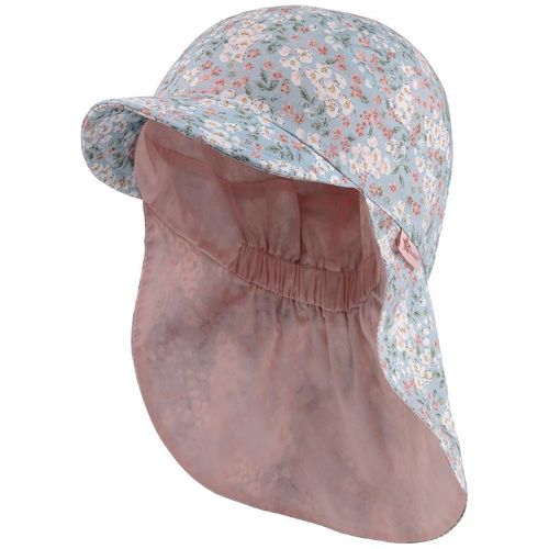 4066891138518 - - Schirmmütze MILLEFLEURS mit Nackenschutz in graublau Gr49 4066891138518 - - Schirmmütze MILLEFLEURS mit Nackenschutz in graublau Gr49