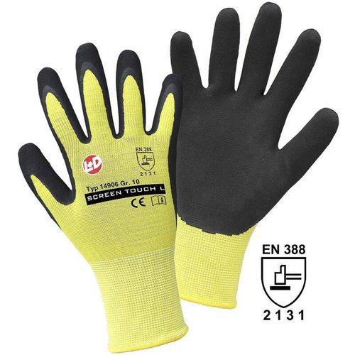 4005781490602 - L+d Griffy - Leipold Doehle screen touch l 14906-10 Nylon Arbeitshandschuh Größe (Handschuhe) 10 xl en 388 ca