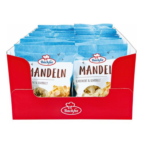 4316268003285 - Backfee Mandeln gehobelt 100 g 25er Pack 4316268003285 - Backfee Mandeln gehobelt 100 g 25er Pack