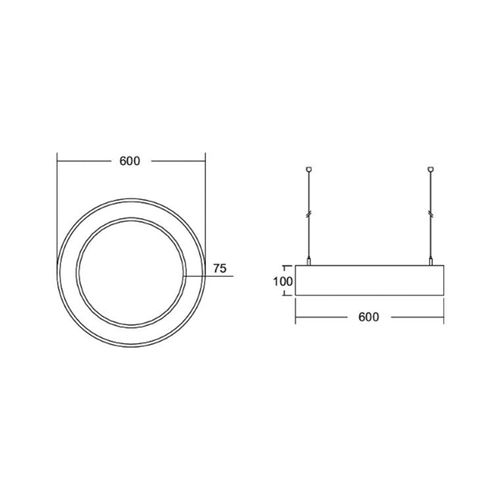 4251433960874 - BRUMBERG Biro Circle Ring direkt 40W 60cm on off schwarz 830